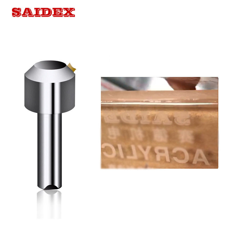 Fabrikversorgung Hochwertige Acryl-Trimmmaschine Spezieller CNC-Einkristall-Diamant-Anfasfräser für Acryl/PS