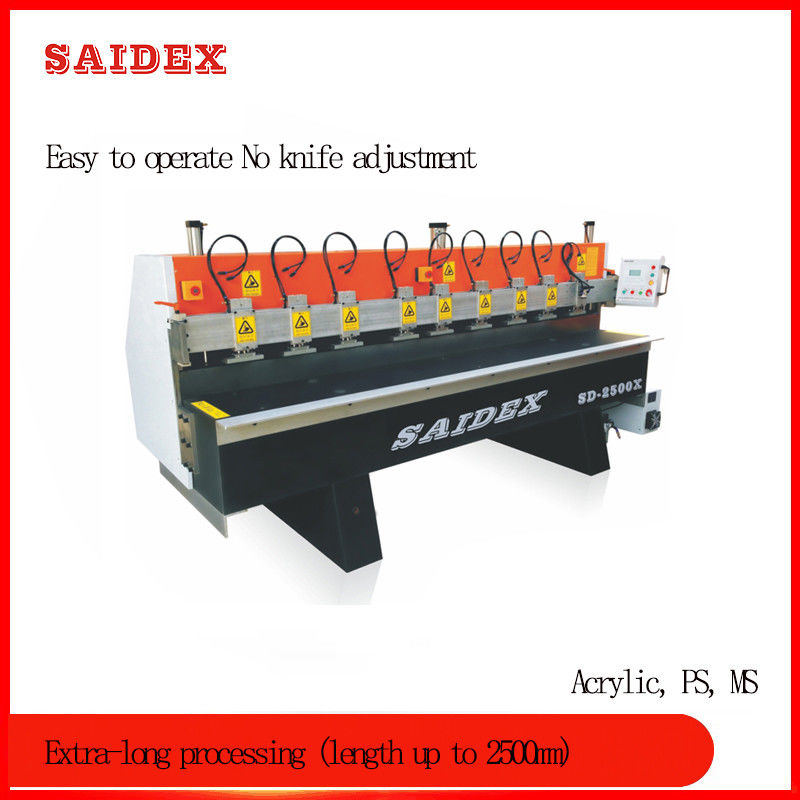 Fabrikangepasste SD-2500X Hochgeschwindigkeits-Fase PMMA/PS Horizontale Acryl-Diamantkanten-Poliermaschine