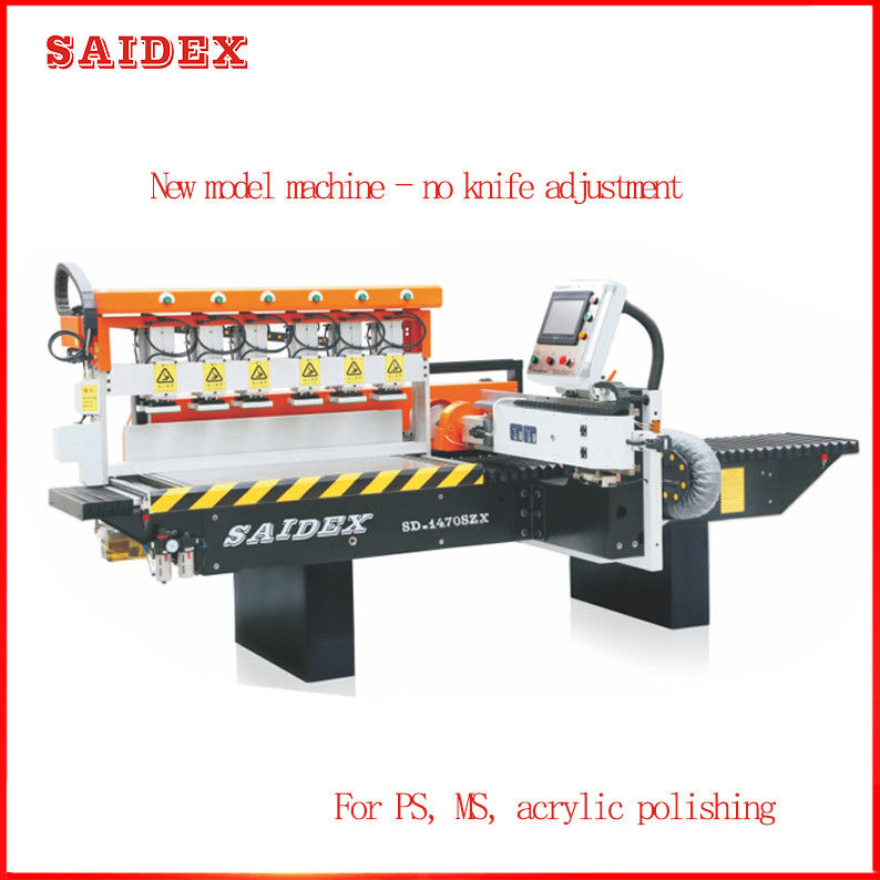 2022 Heißer Verkauf Sd-1470Szx Automatische Diamant-Schneid- und Poliermaschine Sade Acryl 0-60 Grad Abgeschrägte Kantenpoliermaschine