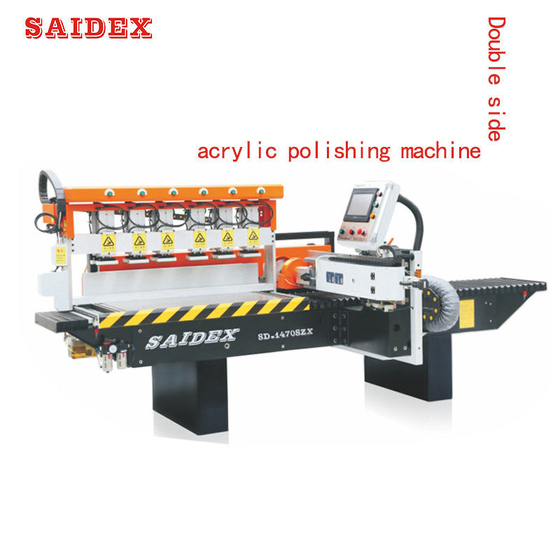 2022 Heißer Verkauf Sd-1470Szx Automatische Diamant-Schneid- und Poliermaschine Sade Acryl 0-60 Grad Abgeschrägte Kantenpoliermaschine