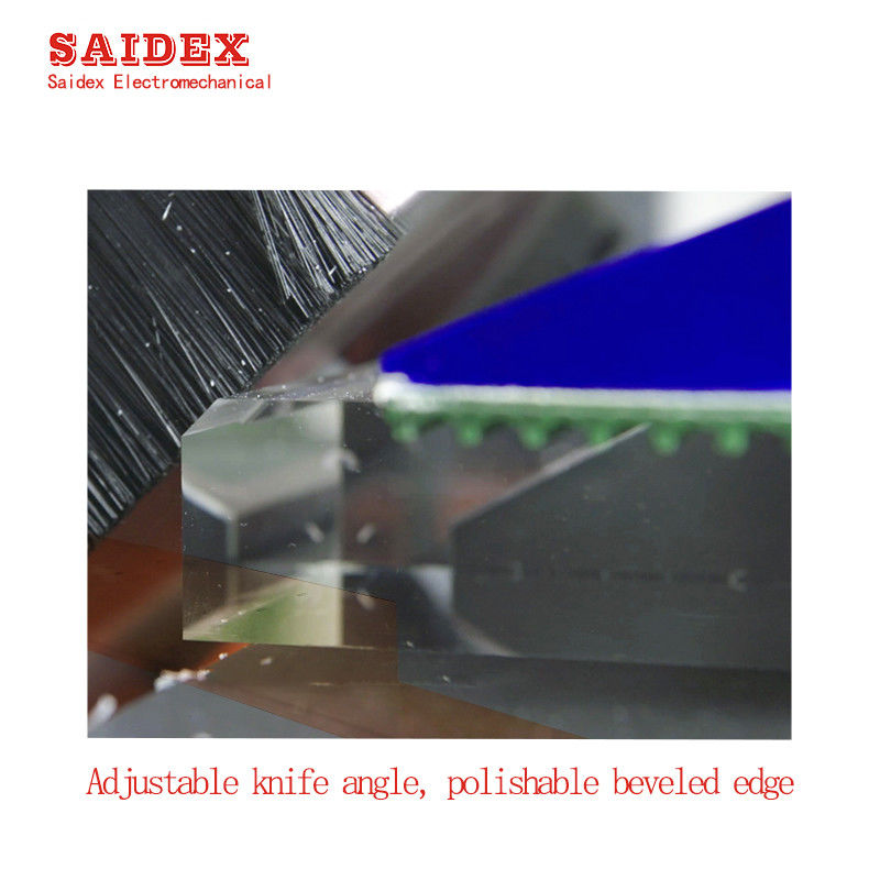Sd-1350Ax Marmortisch 0-60 Grad abgeschrägte Kante Acryl automatische Kanten-Naturdiamant-Poliermaschine für Acryl Ps Ms