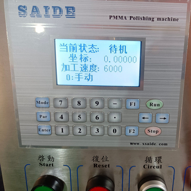 2500mm Arbeitslänge Acryl Diamant Polierer in Guangzhou Gerade und Fasen Kanten Diamant Poliermaschine