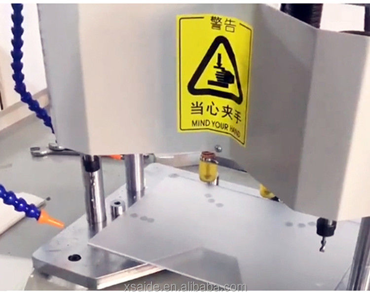 Chinesische Fabrik produziert Maschinen Automatische Bohrmaschine zum Bohren von vier Löchern gleichzeitig Acryl Nagelbohrmaschine