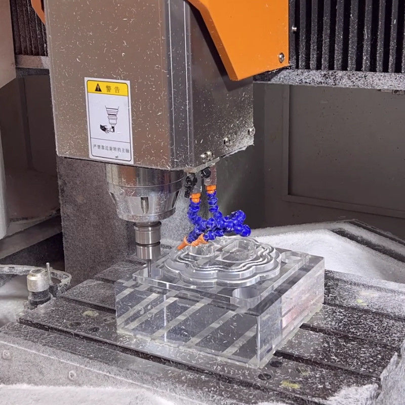 24000rpm Spindelgeschwindigkeit SD650 3000kg Gewicht Acryl CNC-Maschine mit 400kg maximaler Arbeitslast Metallpoliermaschine