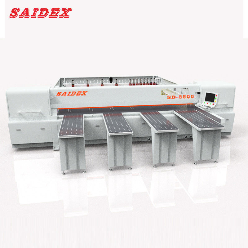 Effiziente Acryl-Design Schneidmaschine Genauigkeit 3800mm Sägelänge 11kw Kopf Säge Motor