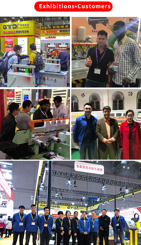 China Fabrik heiß verkaufte Acryl Poliermaschine und Mitre 45 Grad Winkel Bevel