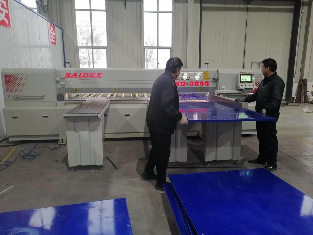 305-455mm Hauptsägeblatt Durchmesser Acrylplatten Schneidmaschine 11kw Sägemotor