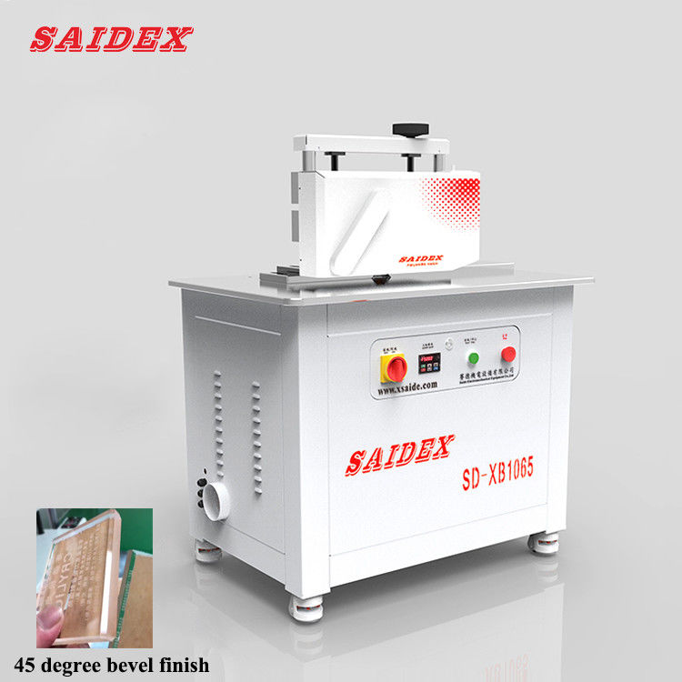 China Factory XB1065 Do 30 45 Grad Schläger und gerade Linie Rand Automatische Acryl-Chamfer Schläger Acryl Poliermaschine
