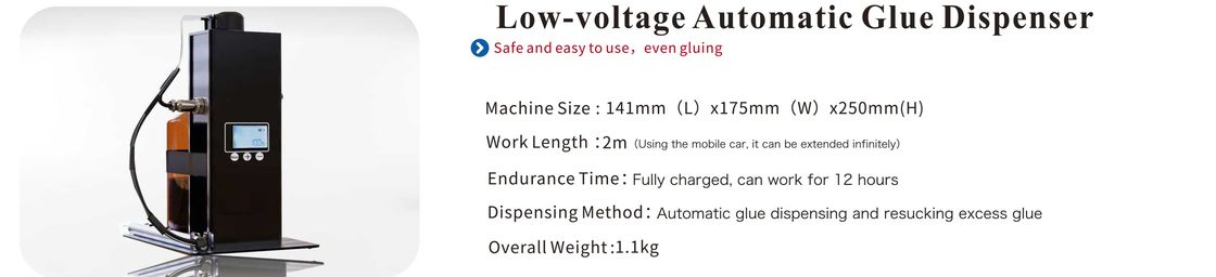 Akku-Wiederherstellbares elektrisches Automatisches Klebe-Dipper Acryl-Klebe-Bindung Arbeitsbank Arbeitsplattform Klebe-Dipper