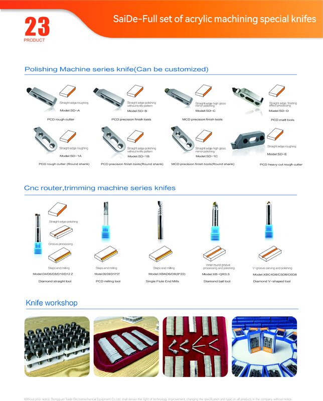 Praktische CNC-Fräswerkzeuge Industrie Acryl CNC-Fasenwerkzeug für Acryl Hochgeschwindigkeits-Schnitt