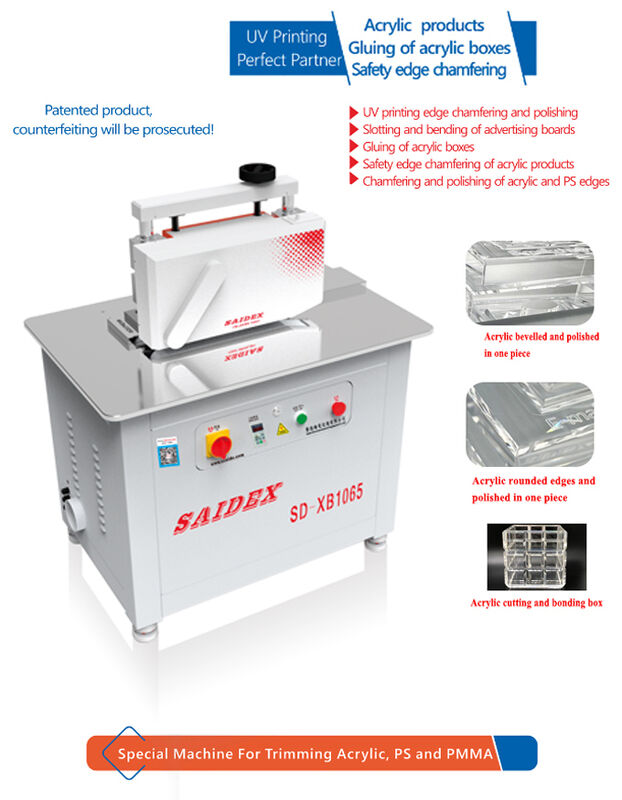 Acryl Trimming Machine 30 Grad, 45 Grad 60 Grad Polish zur gleichen Zeit
