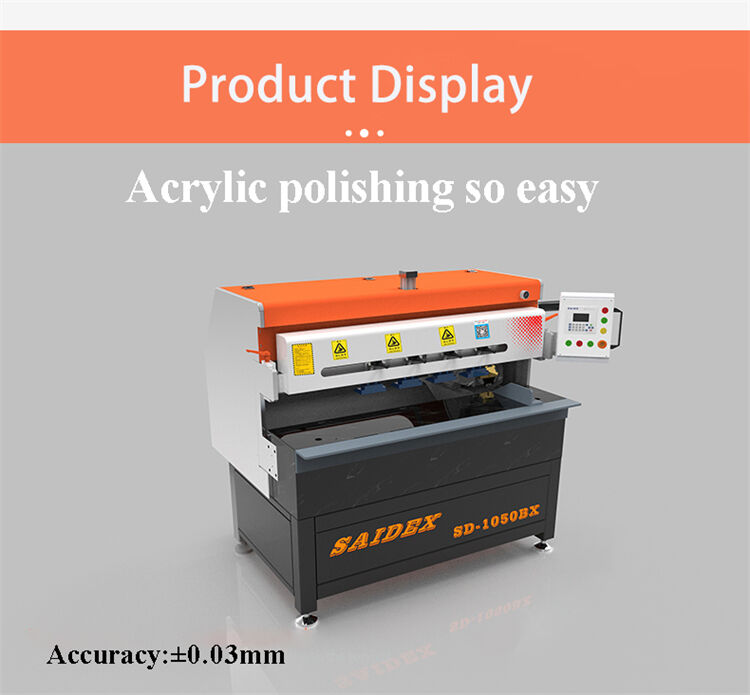 2,5 kW Acryl-Poliermaschine mit 0–60 Grad Schnittwinkel, keine Notwendigkeit, das Messer einzustellen