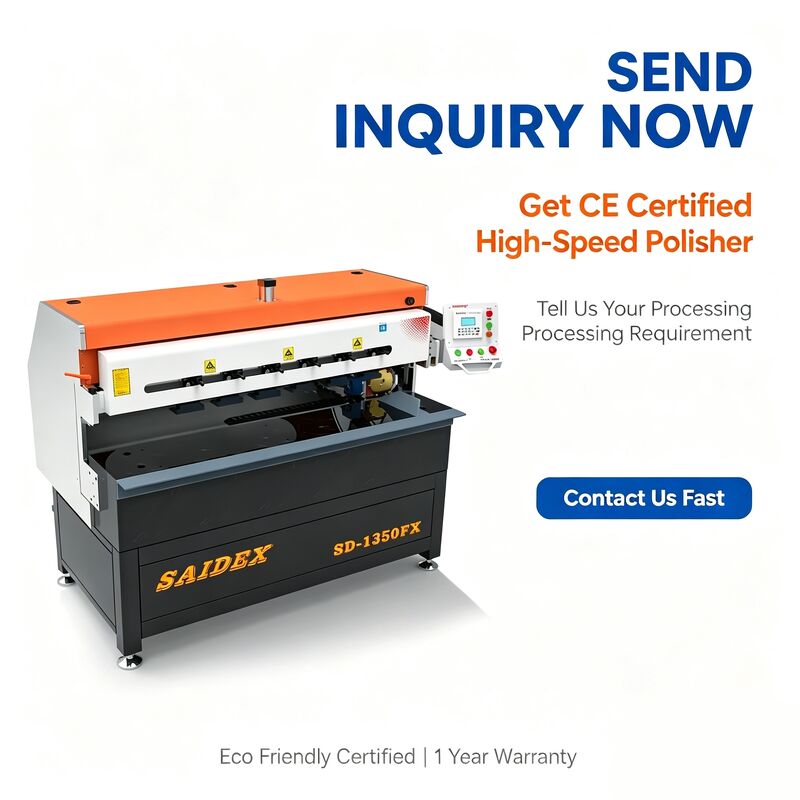 Hochgeschwindigkeit 0-2m/min 3,5 kW Leistung Acryl PMMA Poliermaschine mit 1350mm Arbeitsfläche