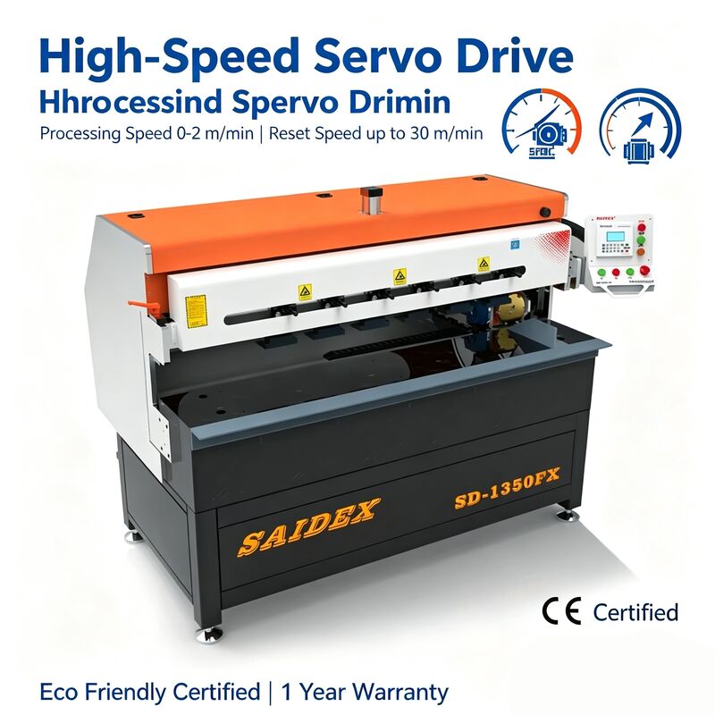 Hochgeschwindigkeit 0-2m/min 3,5 kW Leistung Acryl PMMA Poliermaschine mit 1350mm Arbeitsfläche