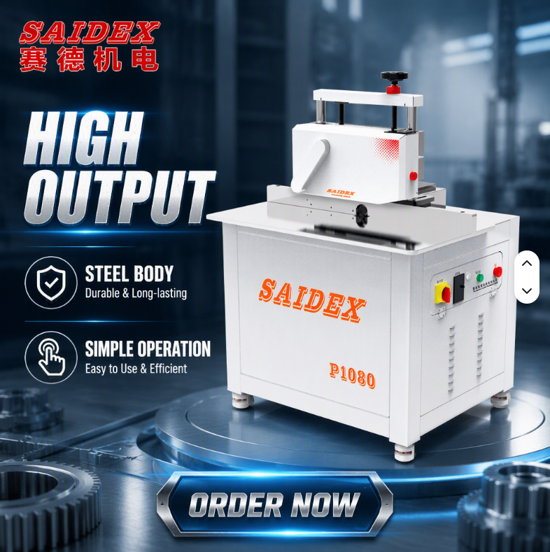 Saide China Fabrik liefert Fasenmaschine Kann Acryl R-Winkel-Anfasmaschine für PMMA/PS/MS/PC schneiden