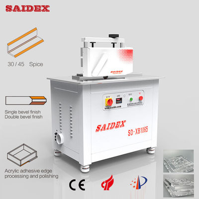 2.5kw 10A Elektrische Acryl Trimmmaschine Länge 1000mm 250kg Kleine 45-Grad-Beveling-Rundrandpoliermaschine